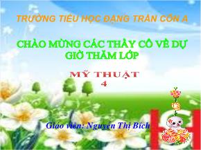 Vẽ trang trí - Trang trí hình tròn - Nguyễn Thị Bích