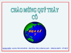 Tiết 49, Bài 44: Kinh tế Trung và Nam Mĩ - Đặng Thanh Bình (Slide)