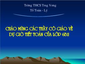 Bài 8: Tính chất cơ bản của phép cộng phân số - Trường THCS Trương Vương