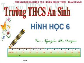 Tiết 11, Bài 9: Vẽ đoạn thẳng cho biết độ dài - Nguyễn Thị Duyên