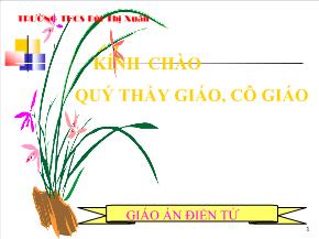 Tiết 3, Bài 3: Đường thẳng đi qua hai điểm - Trường THCS Bùi Thị Xuân
