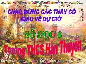 Tiết 65: Ôn tập chương II - Trường THCS Hàn Thuyên