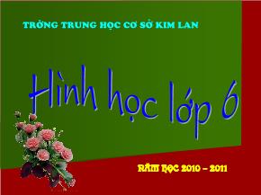 Tiết 8, Bài 7: Độ dài đoạn thẳng - Trường THCS Kim Lan