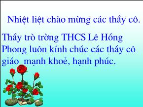 Bài 2: Tập hợp các số nguyên - Trường THCS Lê Hồng Phong