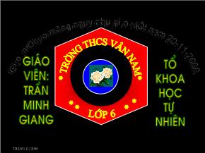 Tiết 29, Bài 16: Ước chung và bội chung - Trường THCS Vân Nam