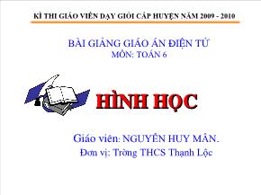 Bài 1: Nửa mặt phẳng - Nguyễn Huy Mân
