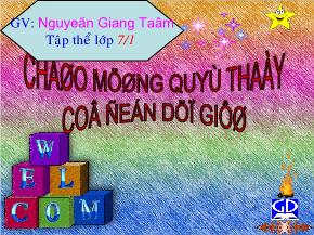 Bài 5: Hàm số - Nguyễn Giang Tâm