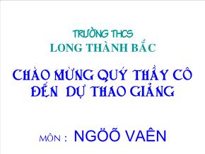 Bài giảng Ngữ văn 6, tập 2 - Lượm - Mai Thị Thu Hương