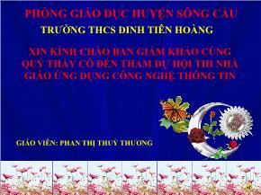 Giáo án Ngữ văn 7, tập 2 - Liệt kê - Phan Thị Thủy Thương - Trường THCS Đinh Tiên Hoàng