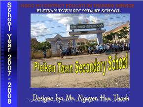 Giáo án Tiếng Anh 8 - Units 12: A vacation abroad - Nguyen Huu Thanh - Pleikan Town Secondary School