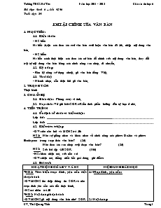 Giáo án Tin học lớp 6 - Chương 4: Soạn thảo văn bản - Bài thực hành 6 - Em tập chỉnh sửa văn bản - Thái Quang Tiến - Trường THCS Bồ Túc