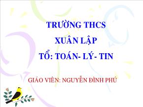 Tiết 14, Bài 8: Đối xứng tâm - Nguyễn Đình Phú
