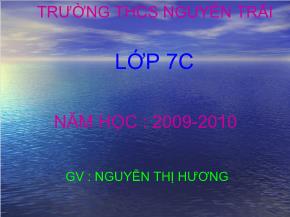 Tiết 21: Thực hành quan sát một số thân mềm - Nguyễn Thị Hương