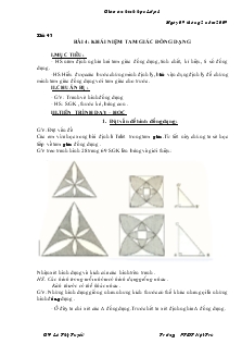 Tiết 43, Bài 4: Khái niệm tam giác đồng dạng - Lê Thị Tuyết