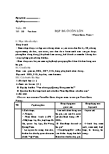 Giáo án Ngữ văn 8 - Đập đá ở côn lôn - Phan Châu Trinh