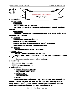 Kế hoạch bài học: Ngữ văn 6 - Tiết 1 đến tiết 4
