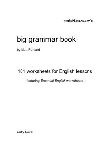 101 worksheets for English lessons
