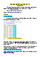 Tin học - Hàm phân biệt “Số” hoặc “Chữ như số” Trong Excel