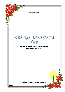 100 bài tập turbo Pascal lớp 8