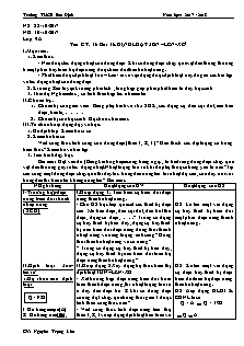Giáo án Vật lý lớp 9 - Trường THCS Sơn Định - Bài 16: Định luật jun – len - Xơ